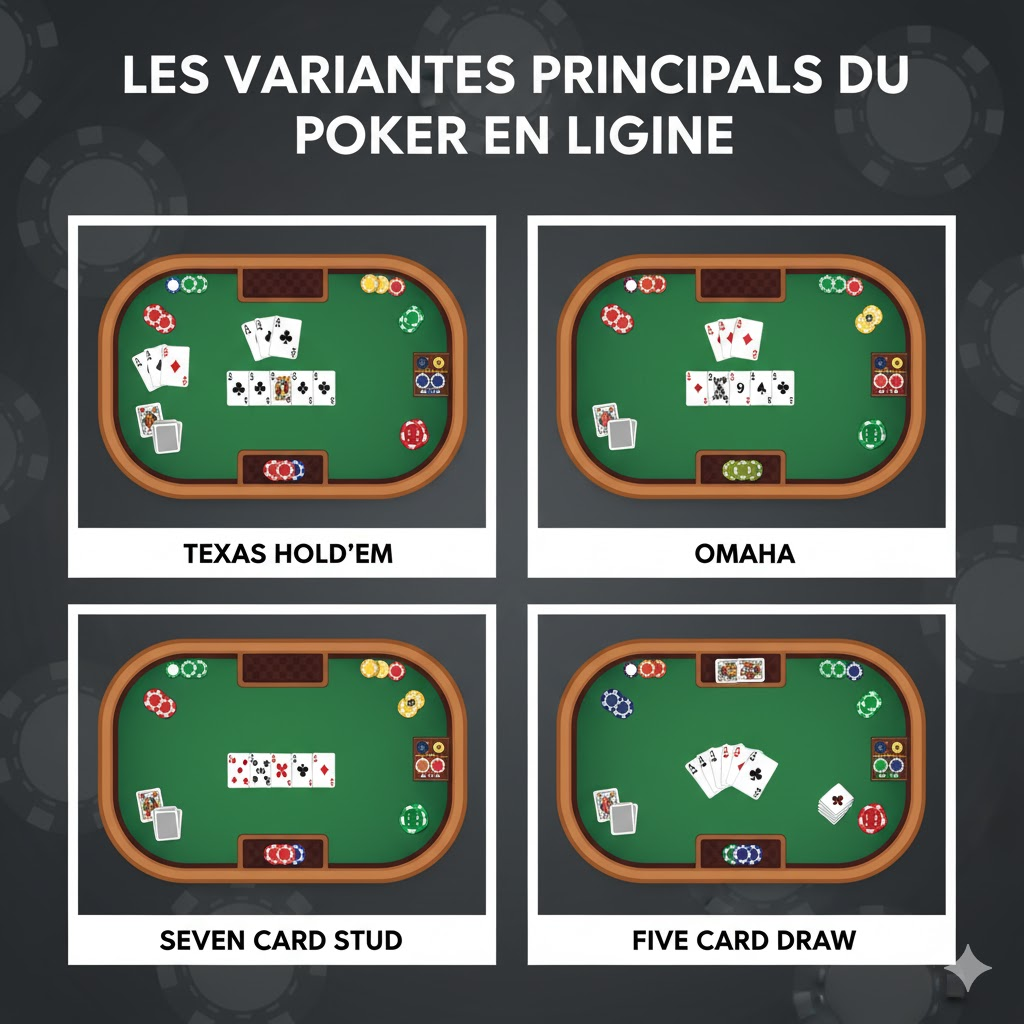 Variantes Principales du Poker